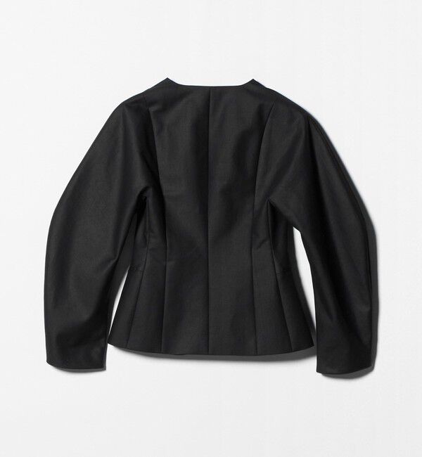 ASTRAET「＜ASTRAET＞コットン シェイプ ノーカラージャケット」|ノーカラージャケット|