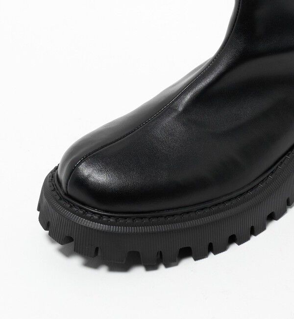 UNITED ARROWS「ストレッチ レイン ロングブーツ」|ロングブーツ|