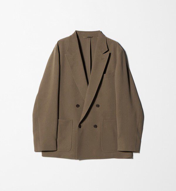 UNITED ARROWS「ポリエステルサブレ オーディナリー ダブル 4ボタン ジャケット」|テーラードジャケット|