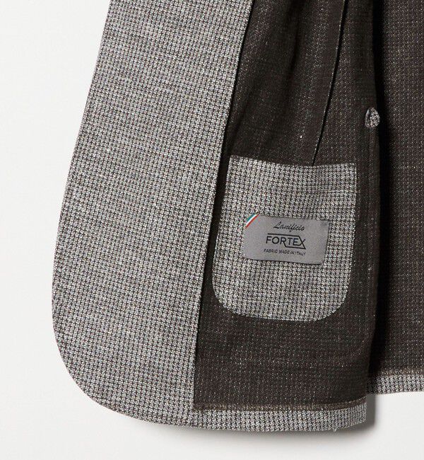 UNITED ARROWS「ハウンドトゥース シングル 2ボタン テーラードジャケット T-MODEL」|テーラードジャケット|