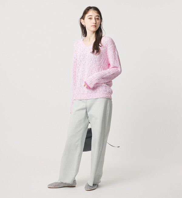 UNITED ARROWS「カラーミックス Vネックニット」|ニット・セーター|