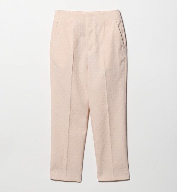 UNITED ARROWS「フクレドットジャガード スリムパンツ ‐ウォッシャブル‐」|チノ|LT.PINK