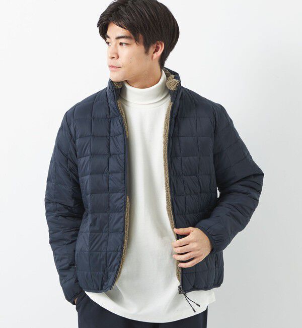 UNITED ARROWS green label relaxing「【WEB限定】＜TAION＞マウンテン リバーシブル ダウン ボア ジャケット ダウンジャケット」|ダウン|NAVY