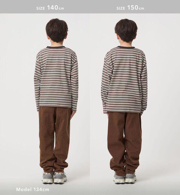 UNITED ARROWS green label relaxing「マルチボーダー ロングスリーブ Tシャツ / キッズ  100cm-160cm」|Tシャツ・カットソー|