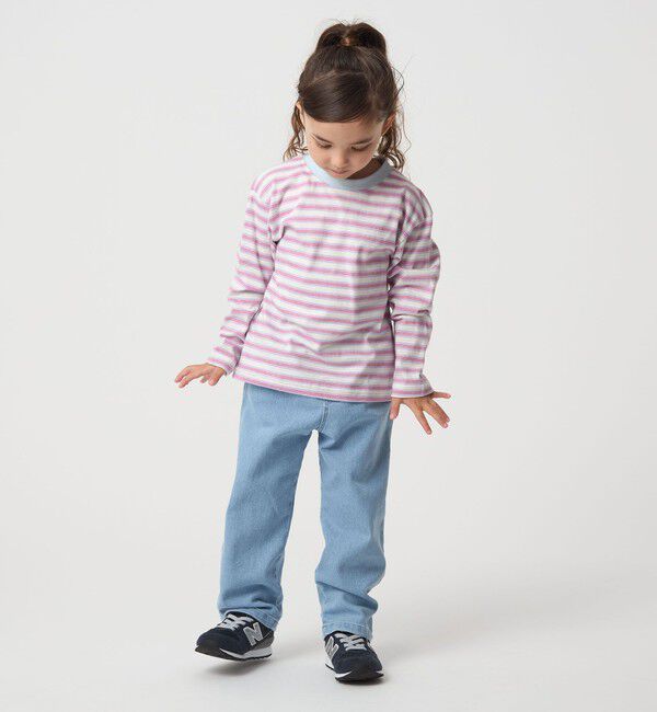 UNITED ARROWS green label relaxing「マルチボーダー ロングスリーブ Tシャツ / キッズ  100cm-160cm」|Tシャツ・カットソー|