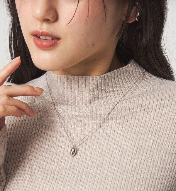 UNITED ARROWS green label relaxing「ボールドロップ スライド ネックレス」|ネックレス|SILVER