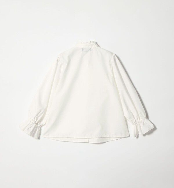 UNITED ARROWS green label relaxing「スタンドカラー フリルリボン ブラウス/ キッズ 110cm-130cm」|シャツ・ブラウス|