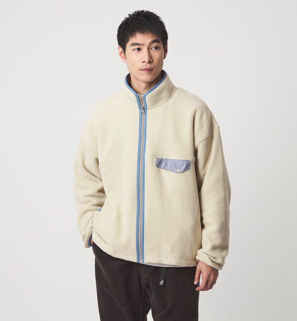 UNITED ARROWS green label relaxing「【WEB限定】＜GLR or＞バルーン フリース ジャケット」|カーディガン|NATURAL
