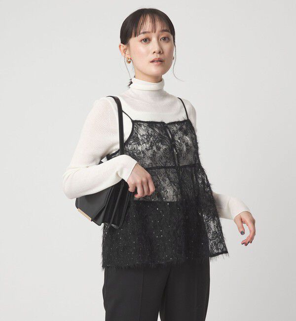 UNITED ARROWS green label relaxing「シアー レース キャミソール」|ベスト・ジレ|