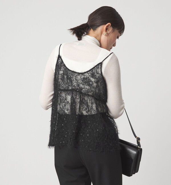 UNITED ARROWS green label relaxing「シアー レース キャミソール」|ベスト・ジレ|