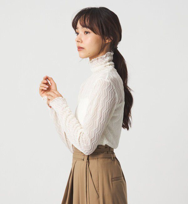 EMMEL REFINES「＜EMMEL REFINES＞EM ナミナミ シアータート ルカットソー」|Tシャツ・カットソー|