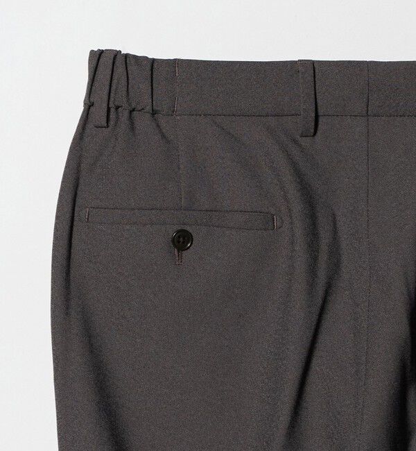 UNITED ARROWS green label relaxing「A+ ポリエステル シャークスキン スタンダード イージー セットアップ パンツ スラックス -ウォッシャブル」|スラックス|