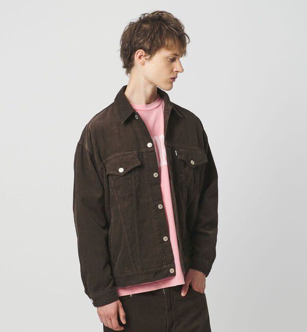 California General Store「＜CGS.＞6W コーデュロイ Gジャケット」|ブルゾン・スタジャン|DK.BROWN