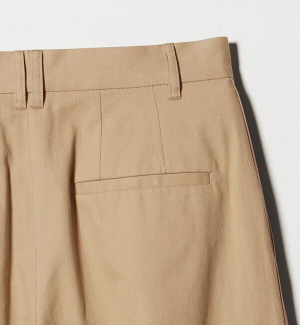 BEAUTY&YOUTH UNITED ARROWS「コットンチノ 2タック ワイドパンツ」|チノ|