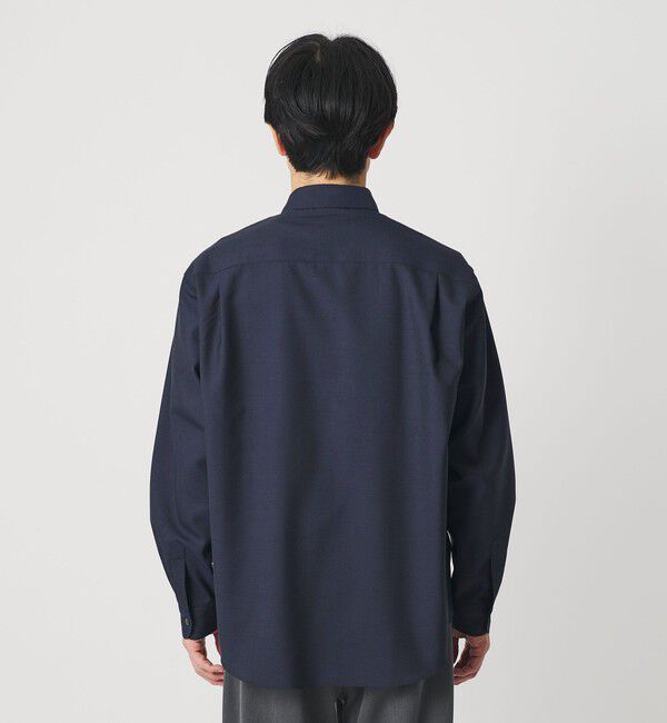 BEAUTY&YOUTH UNITED ARROWS「尾州 TW シャンブレー レギュラー シャツ GRANDE TAPERD型 ウォッシャブル MADE IN JAPAN」|シャツ・ブラウス|
