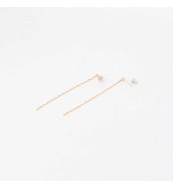 Demi-Luxe BEAMS 「les bon bon / ヴィクトリア チェーン ピアス」|ピアス|