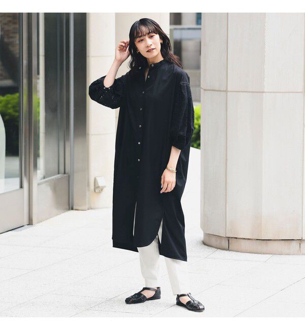 Demi-Luxe BEAMS 「【別注】TICCA / レース パフスリーブワンピース」|ワンピース|