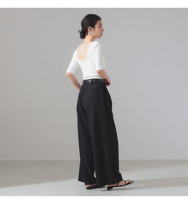 Demi-Luxe BEAMS 「丸胴 テレコ Tシャツ」|Tシャツ・カットソー|