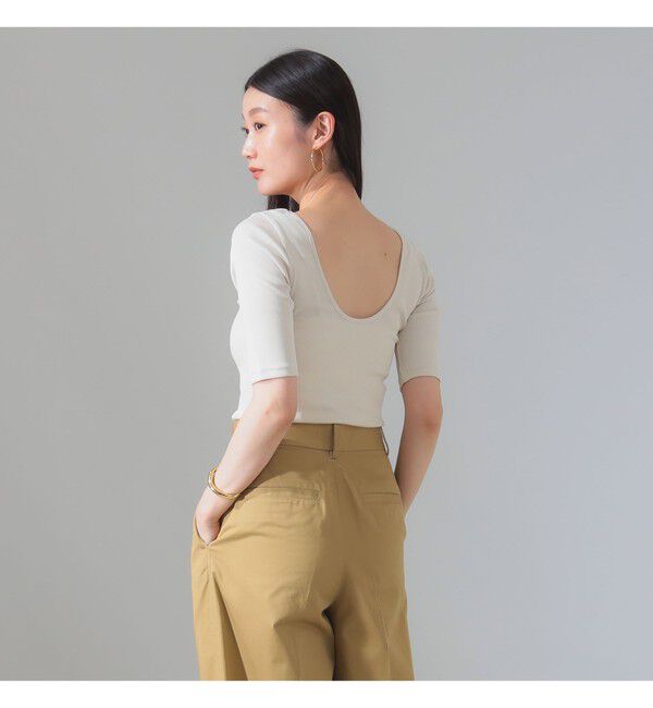 Demi-Luxe BEAMS 「丸胴 テレコ Tシャツ」|Tシャツ・カットソー|