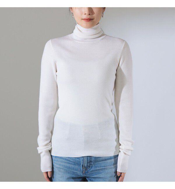 Demi-Luxe BEAMS 「リブ タートルネックニット」|ニット・セーター|