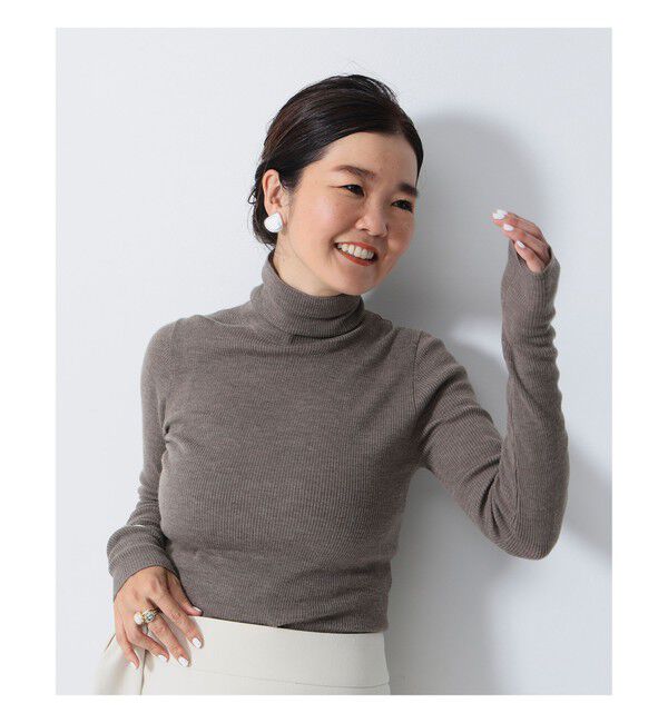 Demi-Luxe BEAMS 「リブ タートルネックニット」|ニット・セーター|