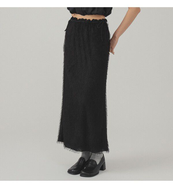 Ray BEAMS 「フリンジ ファー タイトスカート」|スカート|