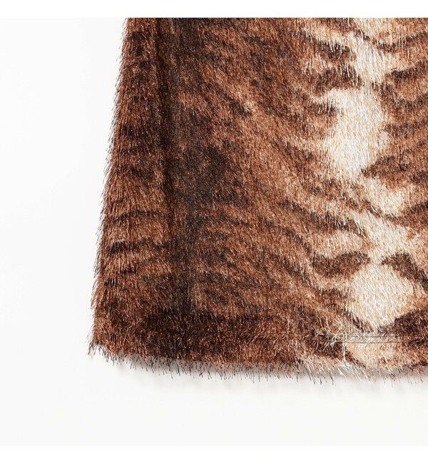 Ray BEAMS 「フリンジ ファー タイトスカート」|スカート|