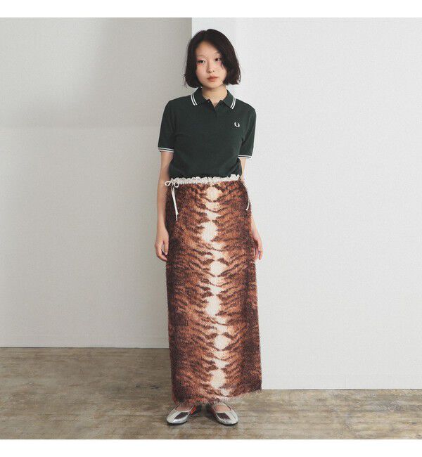 Ray BEAMS 「フリンジ ファー タイトスカート」|スカート|