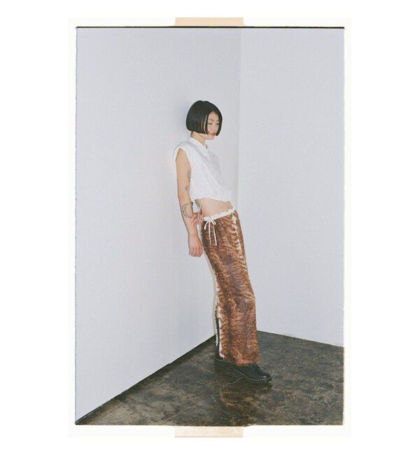 Ray BEAMS 「フリンジ ファー タイトスカート」|スカート|