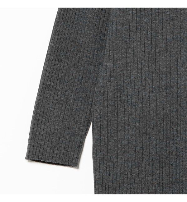 Ray BEAMS 「リブ ニット ポロ ワンピース」|ワンピース|