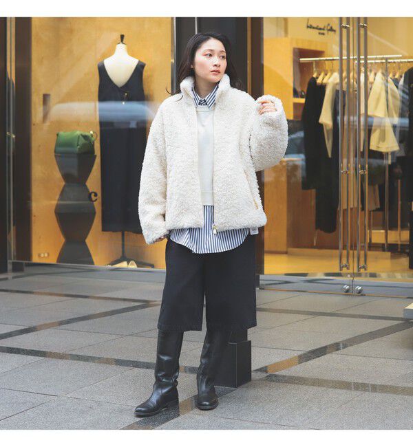 Demi-Luxe BEAMS 「【WEB限定】TATRAS / LUELA ボア ブルゾン」|ブルゾン・スタジャン|