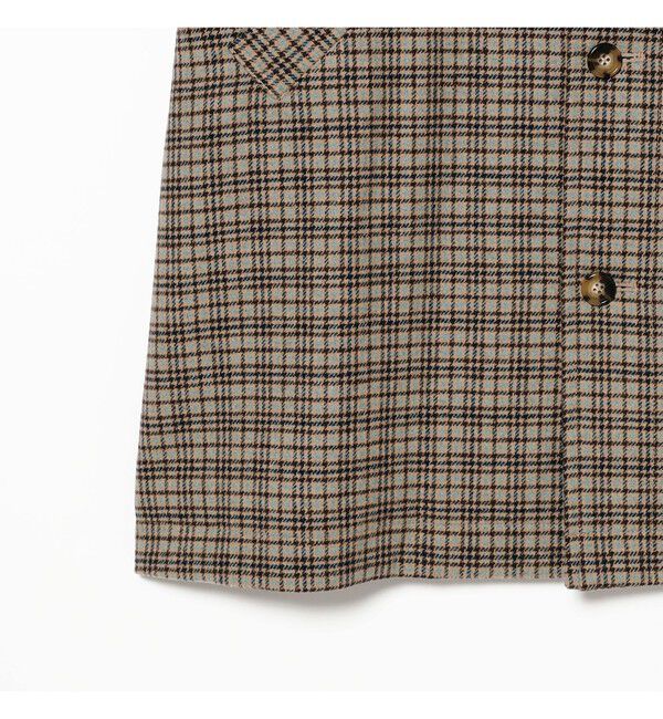 BEAMSBOY「ガンクラブ チェック コート」|ダッフルコート|