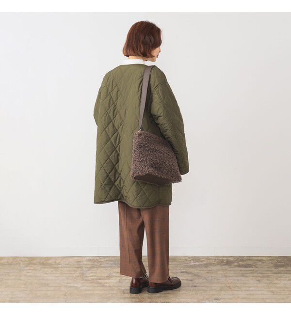 Ray BEAMS 「ボア キルト リバーシブル コート」|ダッフルコート|