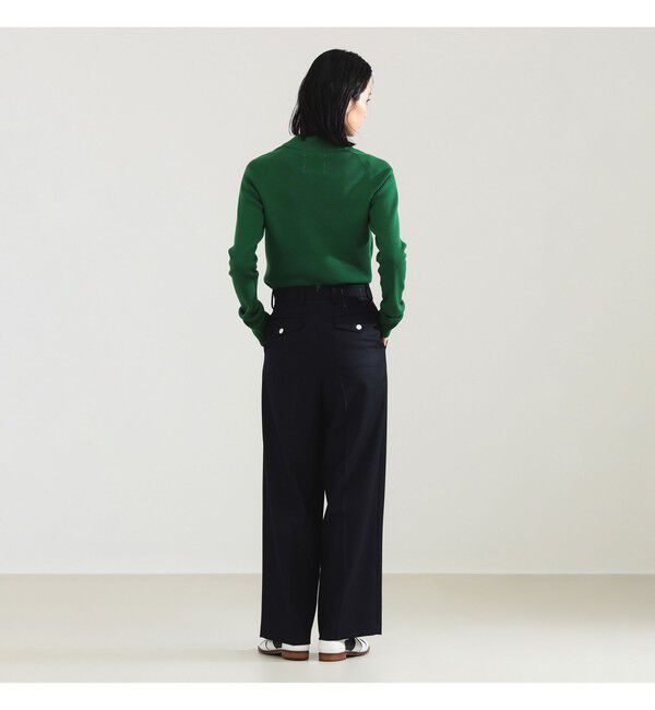 Demi-Luxe BEAMS 「AK+1 / MA-1 リブカラー プルオーバー」|ニット・セーター|