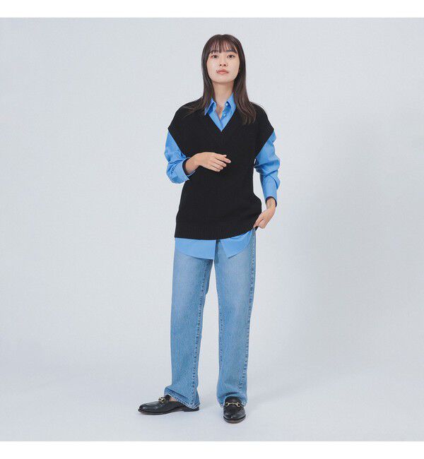 Demi-Luxe BEAMS 「コットン 畦編みベスト」|ニット・セーター|