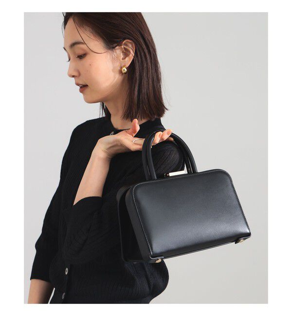 Demi-Luxe BEAMS 「PUNTI. / PORTRAIT ハンドバッグ」|トートバッグ|BLACK