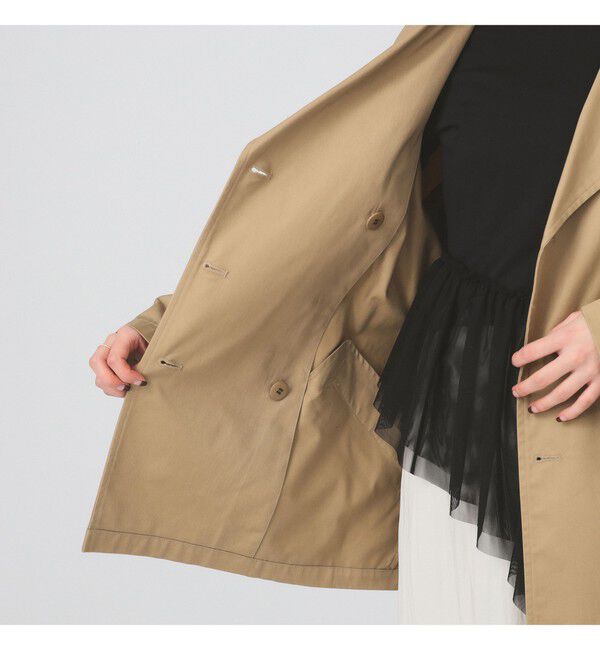 Ray BEAMS 「ｵｰﾊﾞｰｻｲｽﾞﾊｰﾌﾄﾚﾝﾁ」|ダッフルコート|