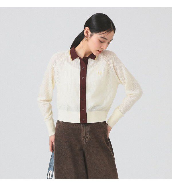 Ray BEAMS 「【別注】FRED PERRY / RIB-KNITTED CARDIGAN」|ニット・セーター|