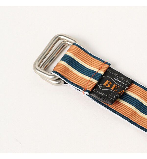 BEAMS PLUS「Grosgrain Tape Double Ring Belt」|ベルト|