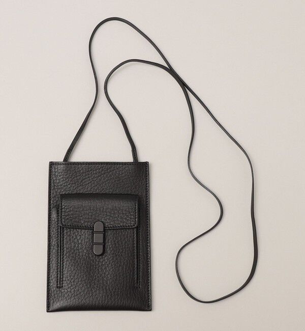 SHIPS「TOMOE: UTILITY PH マルチサコッシュ」|ショルダー・メッセンジャー|ブラック