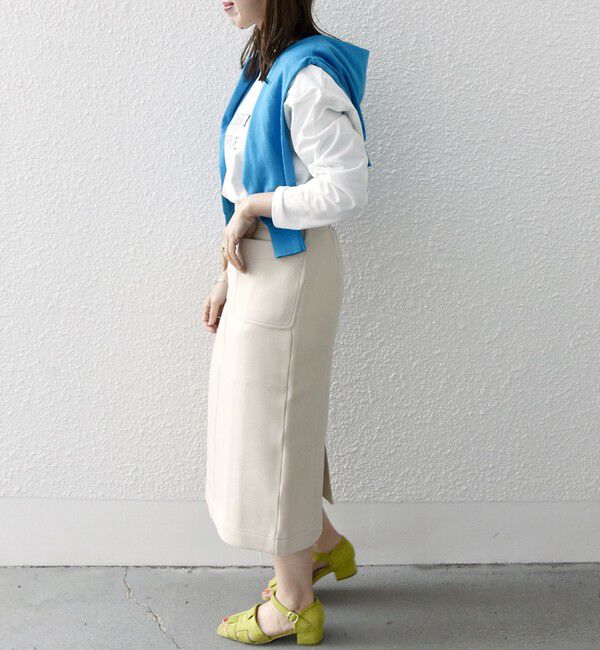 SHIPS any「SHIPS any:〈UVカット〉ジャージー ポケット タイト スカート」|スカート|