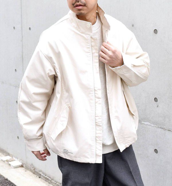 SHIPS any「SHIPS any: オーバーサイズ コットン ギャバジン トラック ブルゾン◇」|ブルゾン・スタジャン|