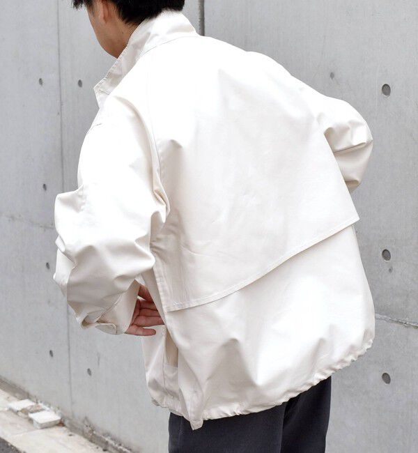 SHIPS any「SHIPS any: オーバーサイズ コットン ギャバジン トラック ブルゾン◇」|ブルゾン・スタジャン|