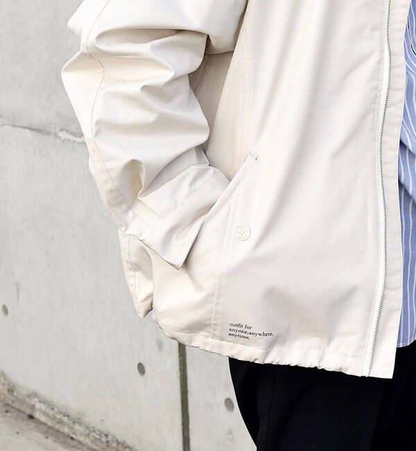 SHIPS any「SHIPS any: オーバーサイズ コットン ギャバジン トラック ブルゾン◇」|ブルゾン・スタジャン|