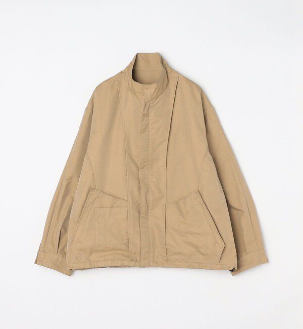 SHIPS any「SHIPS any: オーバーサイズ コットン ギャバジン トラック ブルゾン◇」|ブルゾン・スタジャン|