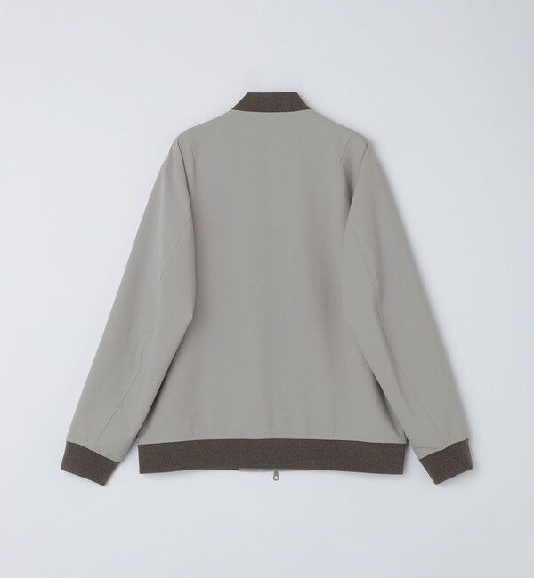 SHIPS「SHIPS: 〈遮熱・吸汗速乾〉ツイル ジップアップ ライト ブルゾン」|ブルゾン・スタジャン|