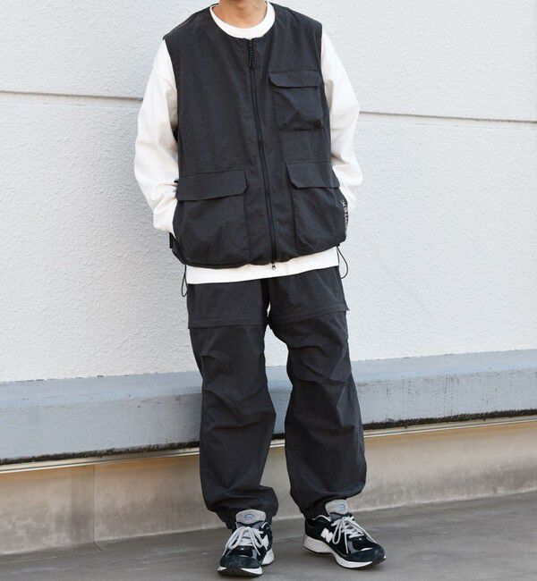 SHIPS any「SHIPS any: 〈撥水・透湿・軽量〉PERTEX(R) ベスト (セットアップ対応)◆」|ベスト・ジレ|