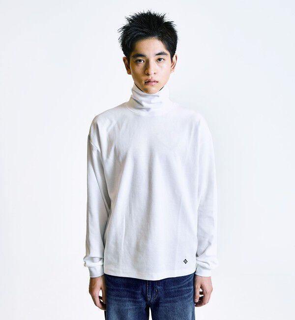 SHIPS「City Ambient Products: フライス タートルネック ロングスリーブ Tシャツ」|Tシャツ・カットソー|