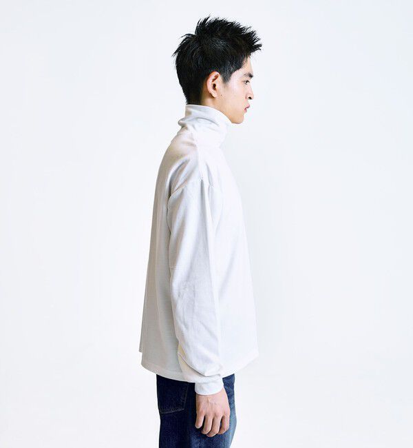 SHIPS「City Ambient Products: フライス タートルネック ロングスリーブ Tシャツ」|Tシャツ・カットソー|