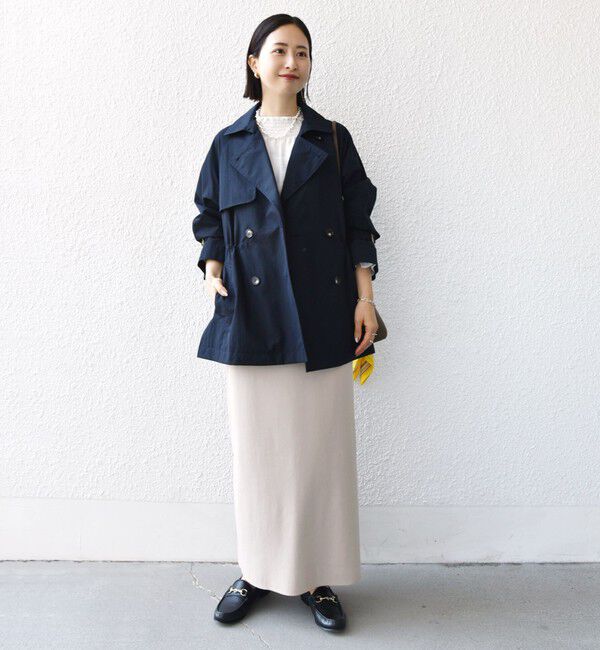 SHIPS for women「〈撥水加工〉ドロスト ショート トレンチ コート」|トレンチコート|